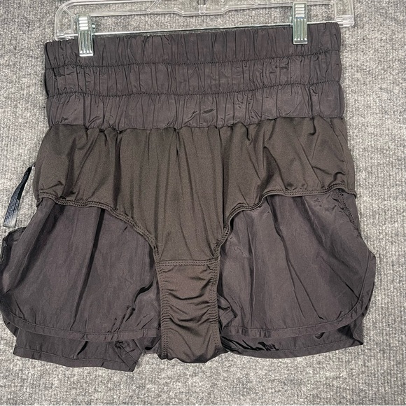 Free People Movement Womens Medium Black The Way Home Athletic Shorts Athleisure - Picture 5 of 10